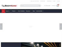 Tablet Screenshot of bodykore.com